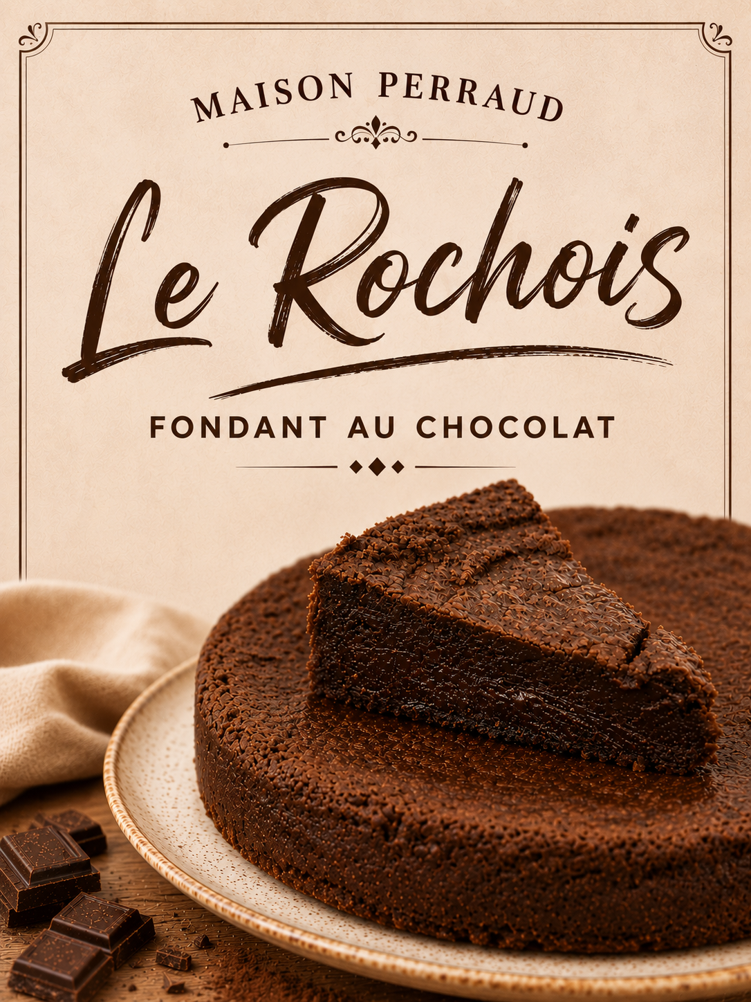 fondant au chocolat