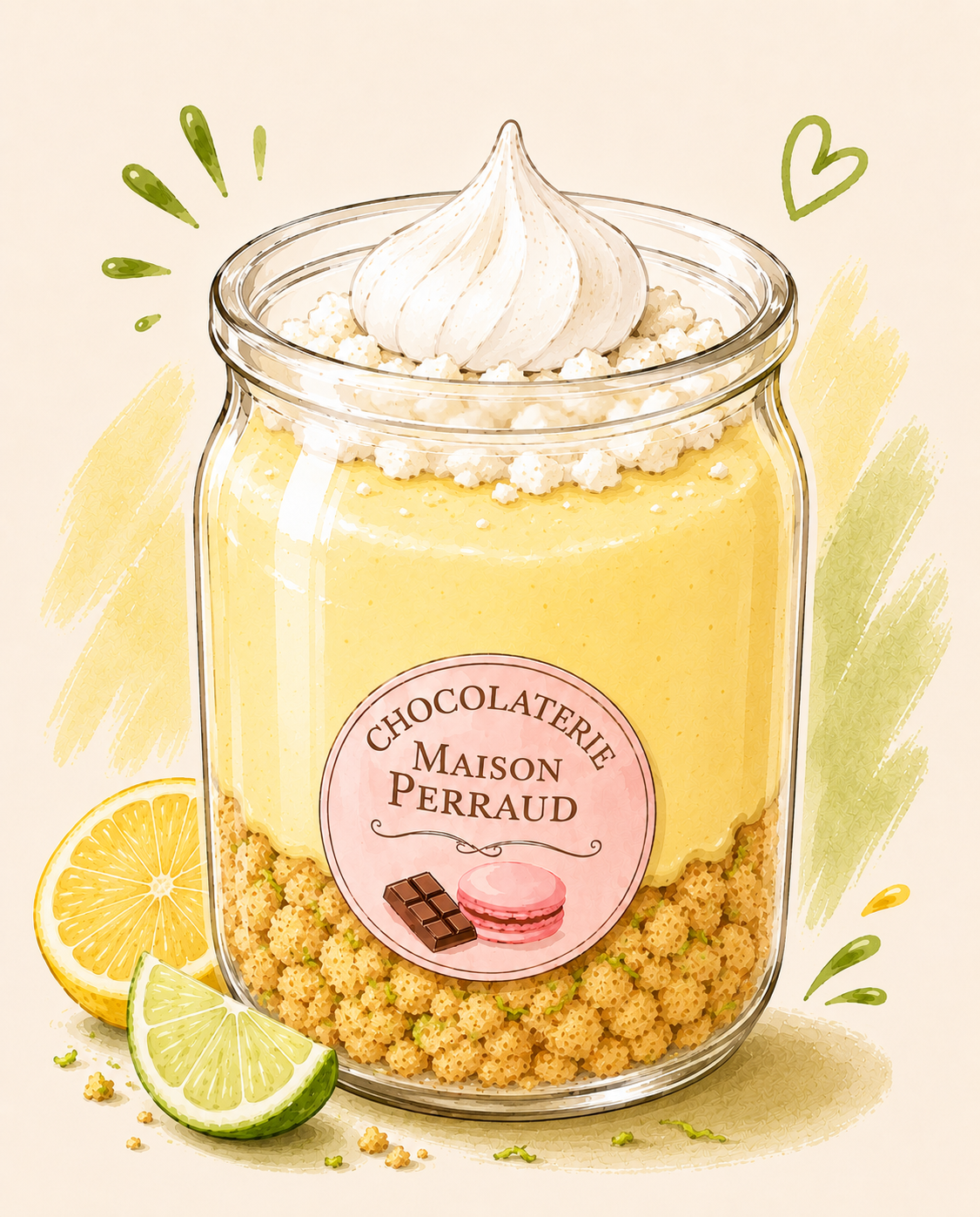 ❄️ Verrines Glacées I Façon tarte Citron