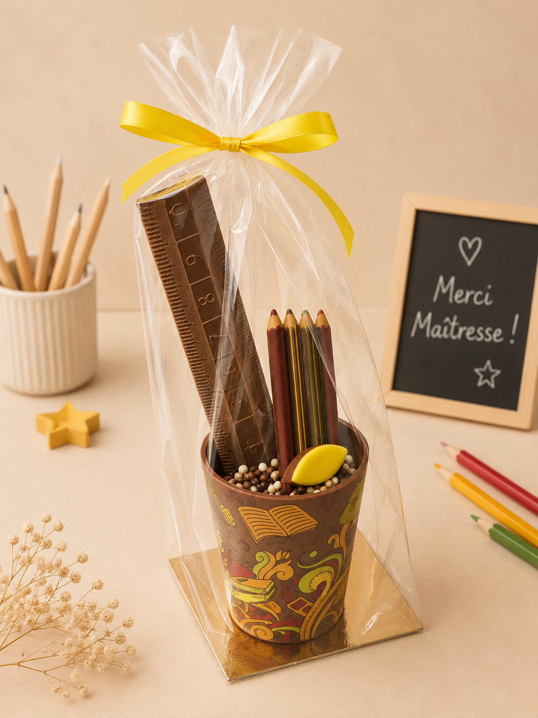 Pot à crayon école