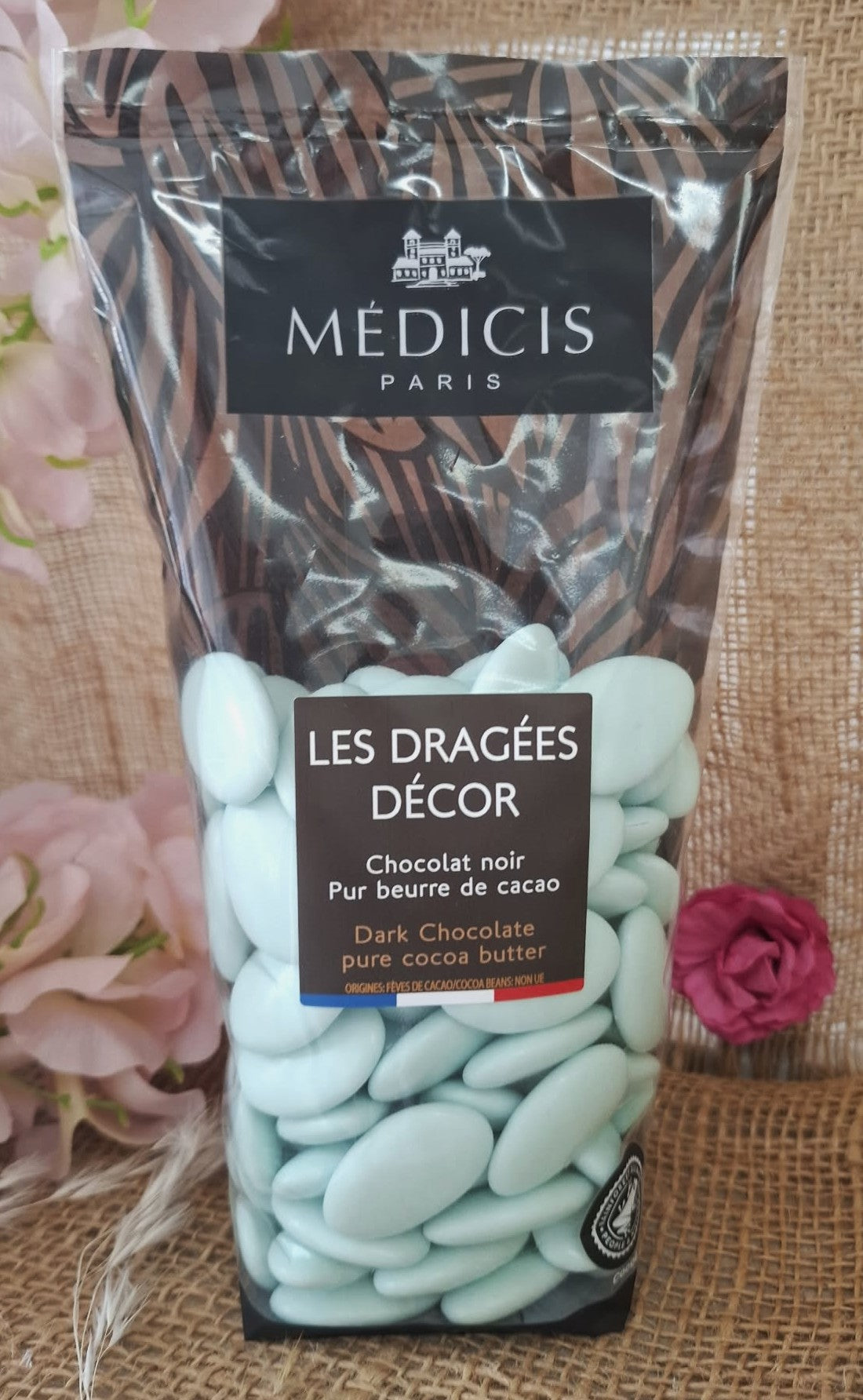 Dragée Chocolat  I vert d'eau