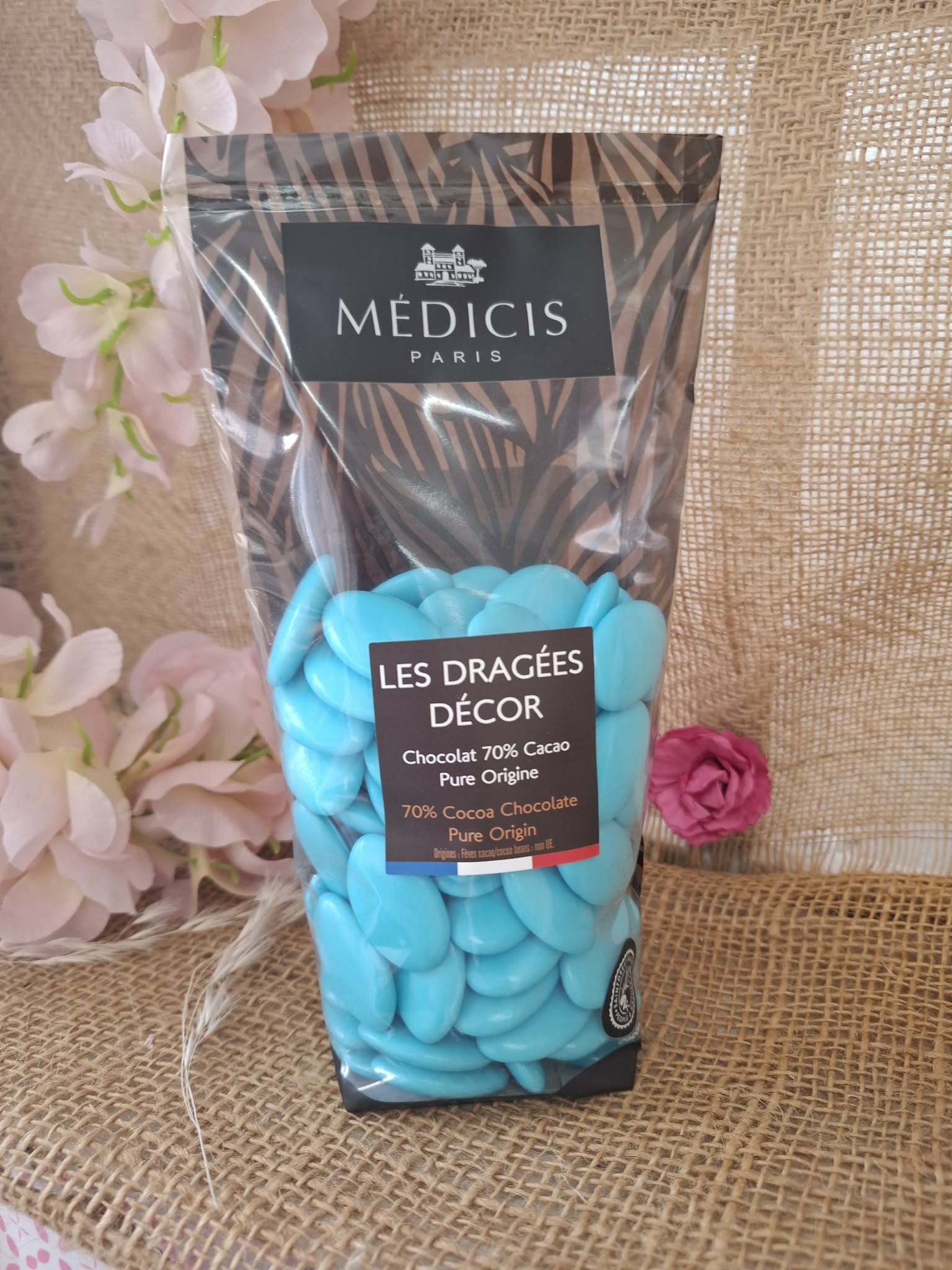 Dragée Chocolat  I bleu turquoise